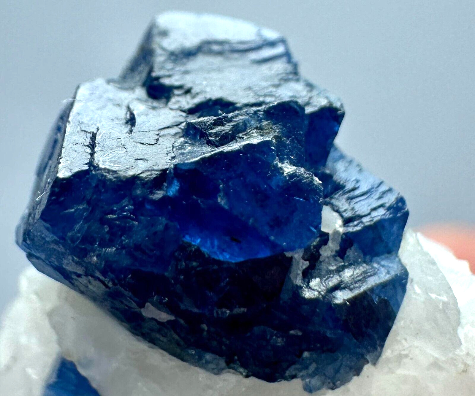 125 Carat Extremely Rare Top Blue Spinel Crystals, Mica On Matrx From Skardu @PK
