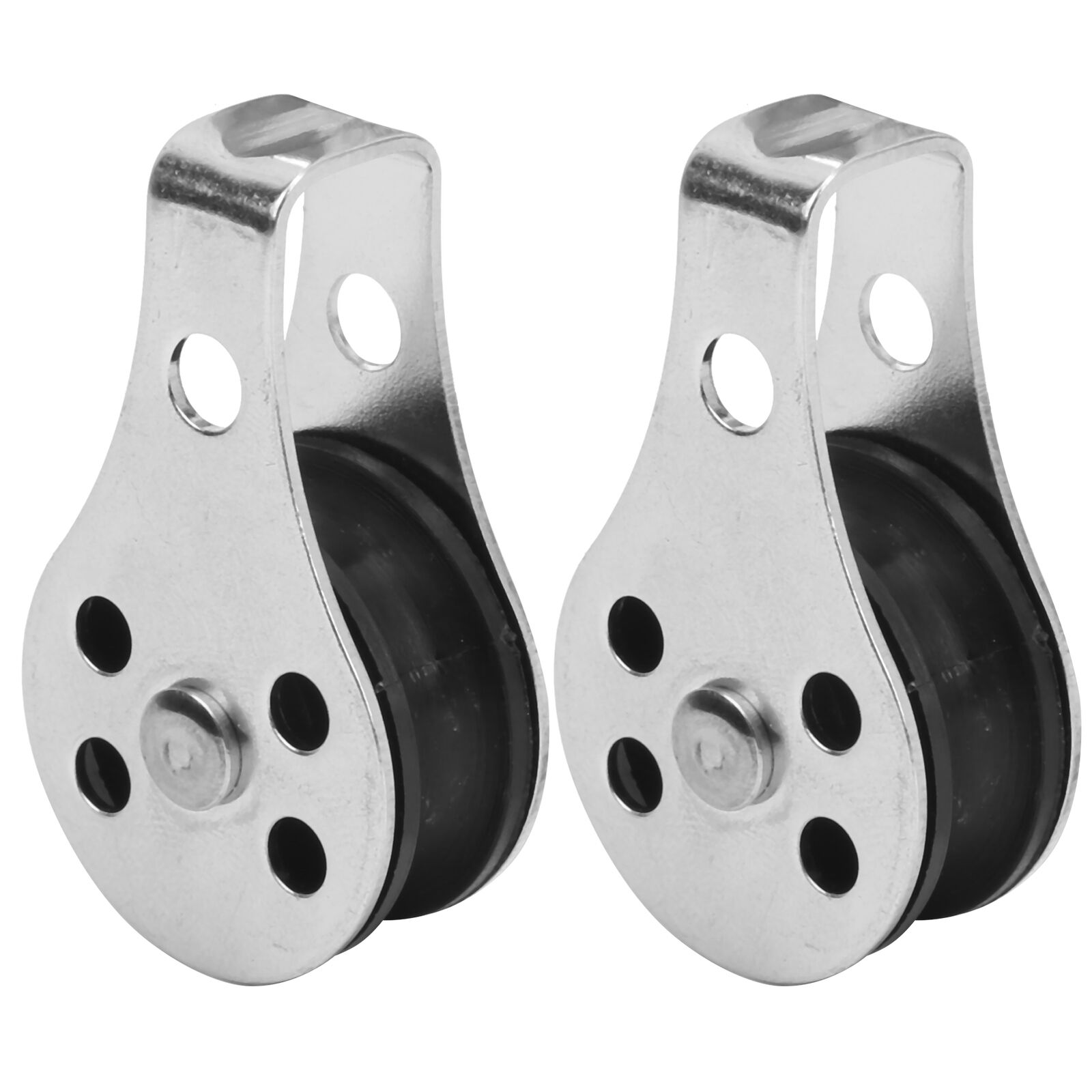 Evonecy Pulley 2Pcs Marine Pulley Waterproof Small Lifting For Wire Rope New