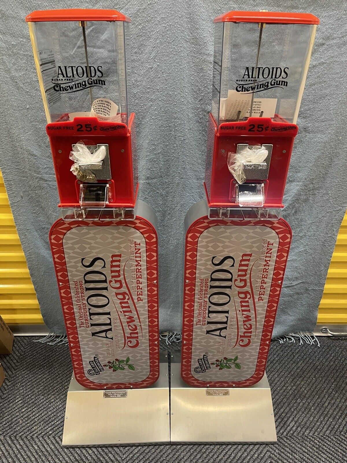 2 x New Candy King of America Altoids Chewing Gum  Vending Machine PICK Up NY