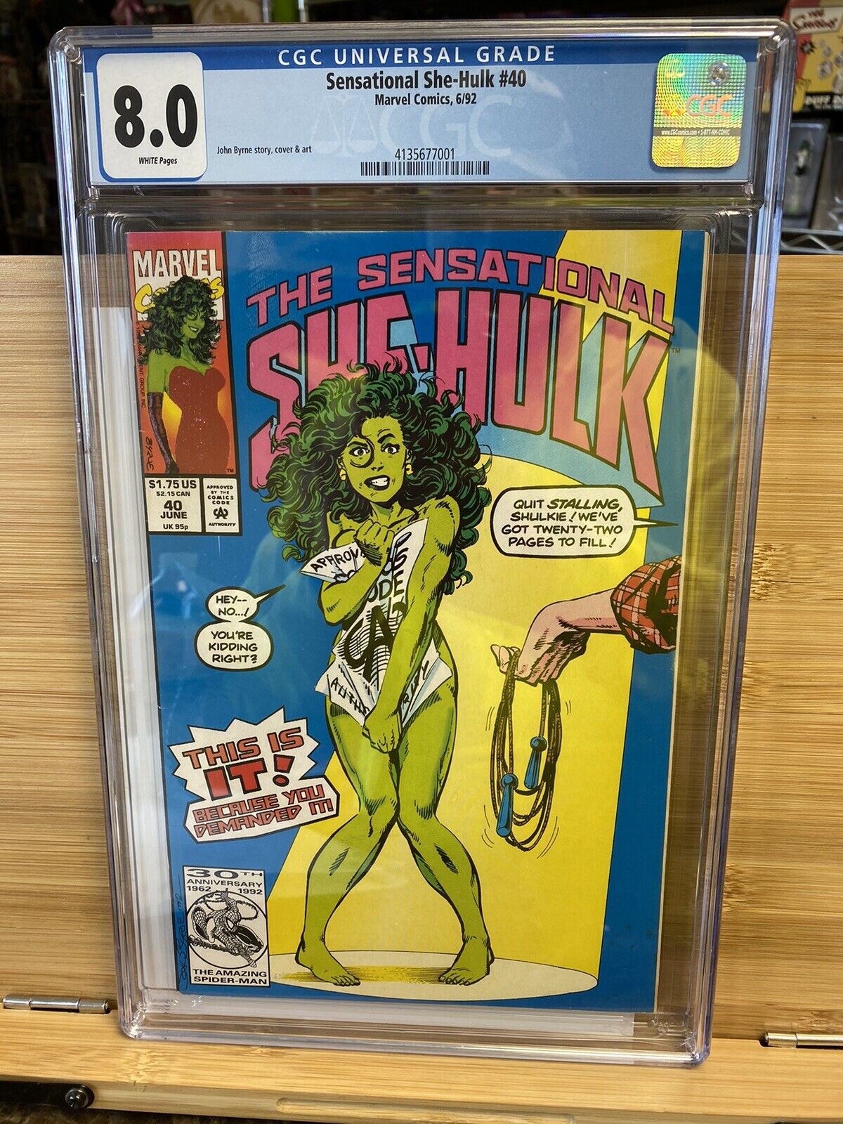 Sensational She Hulk #40 CGC 8.0 