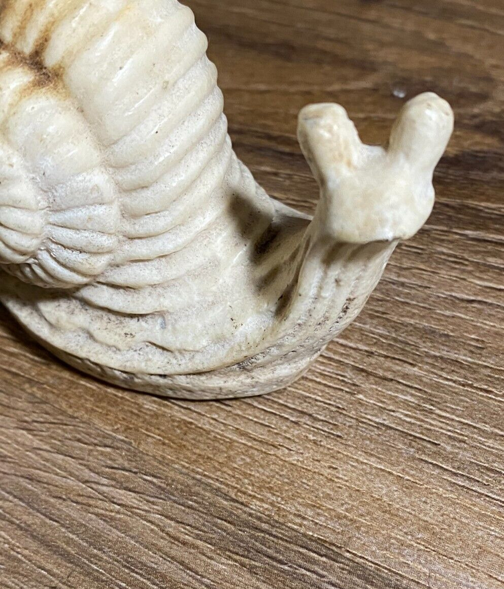 Vintage Small Snail Figurine Soapstone??? Cute