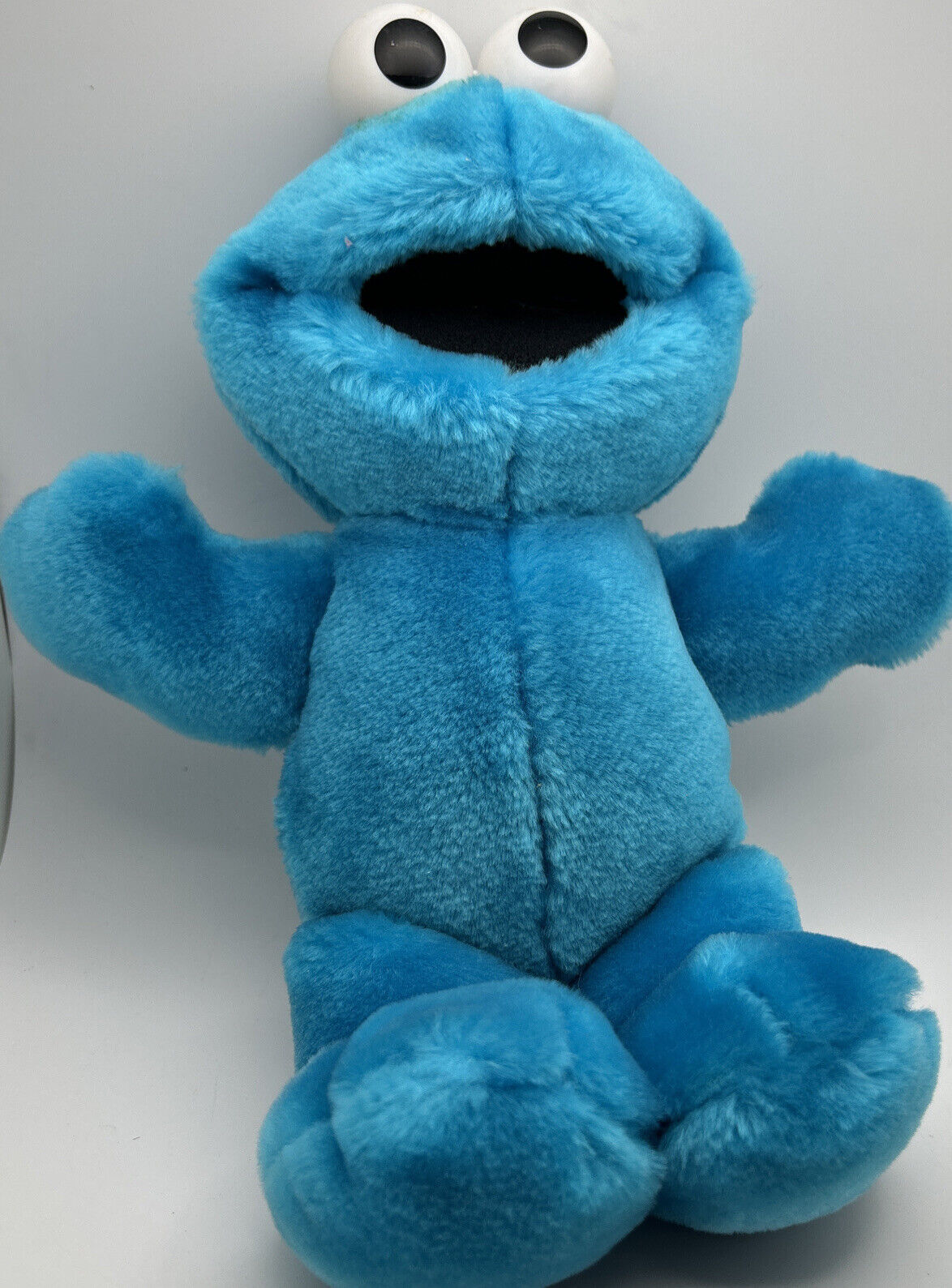 Vintage TICKLE ME COOKIE MONSTER Sesame Street Tested And Working 1996