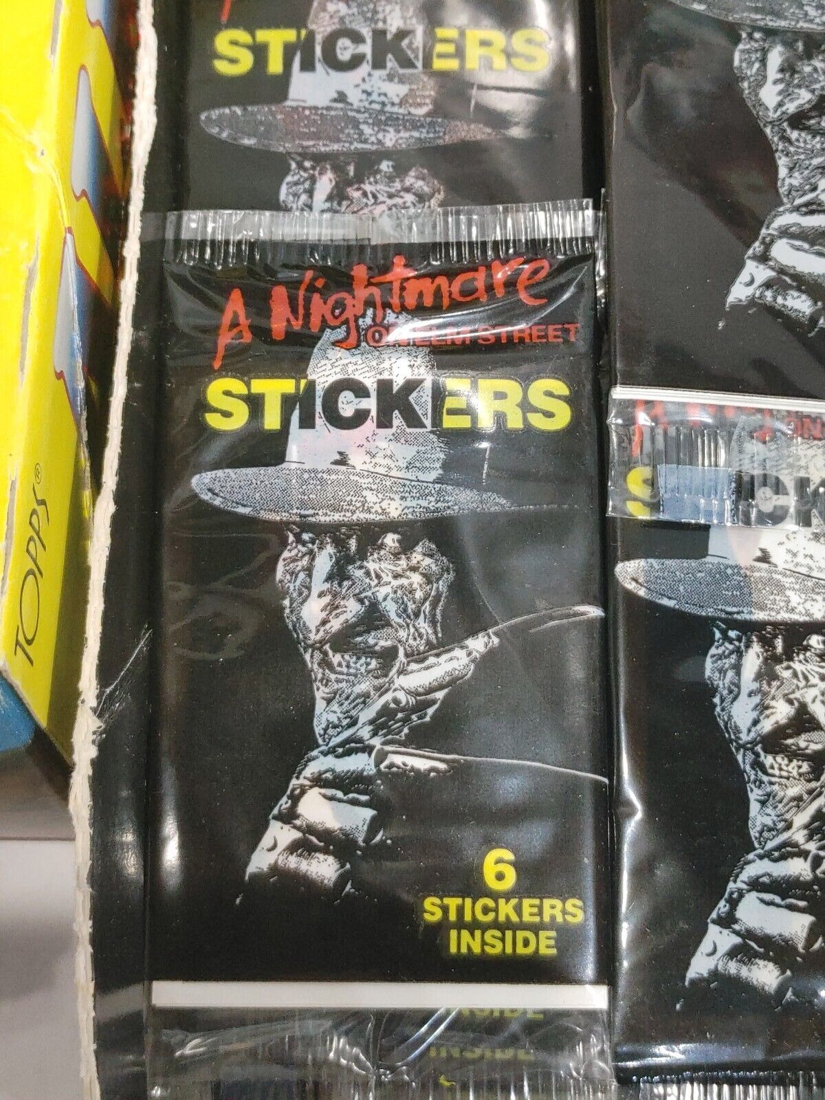 1984 A Nightmare On Elm Street Sealed Sticker Pack - Quantity Available 