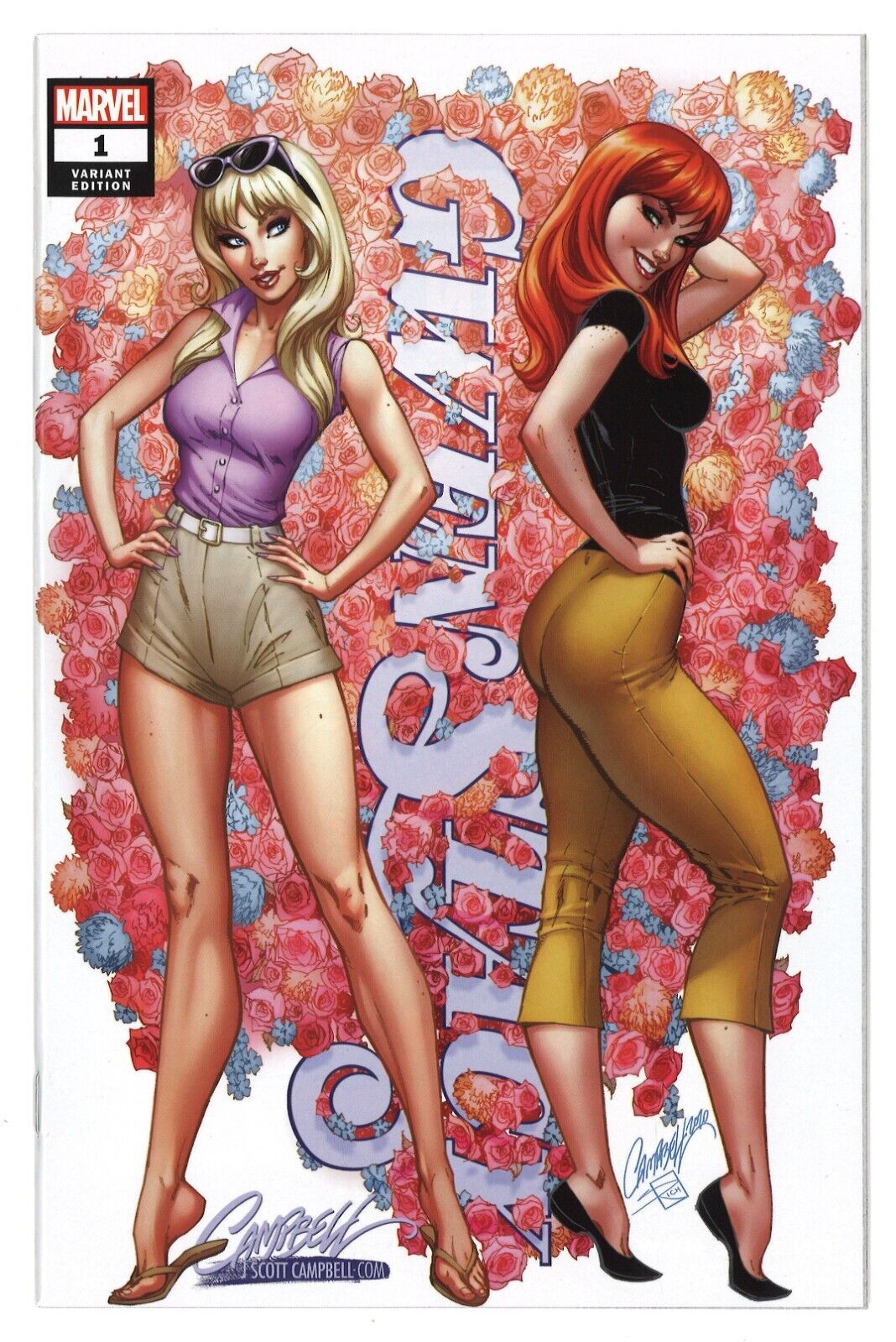GWEN STACY #1 J Scott Campbell Exclusive Summer Variant B Mary Jane