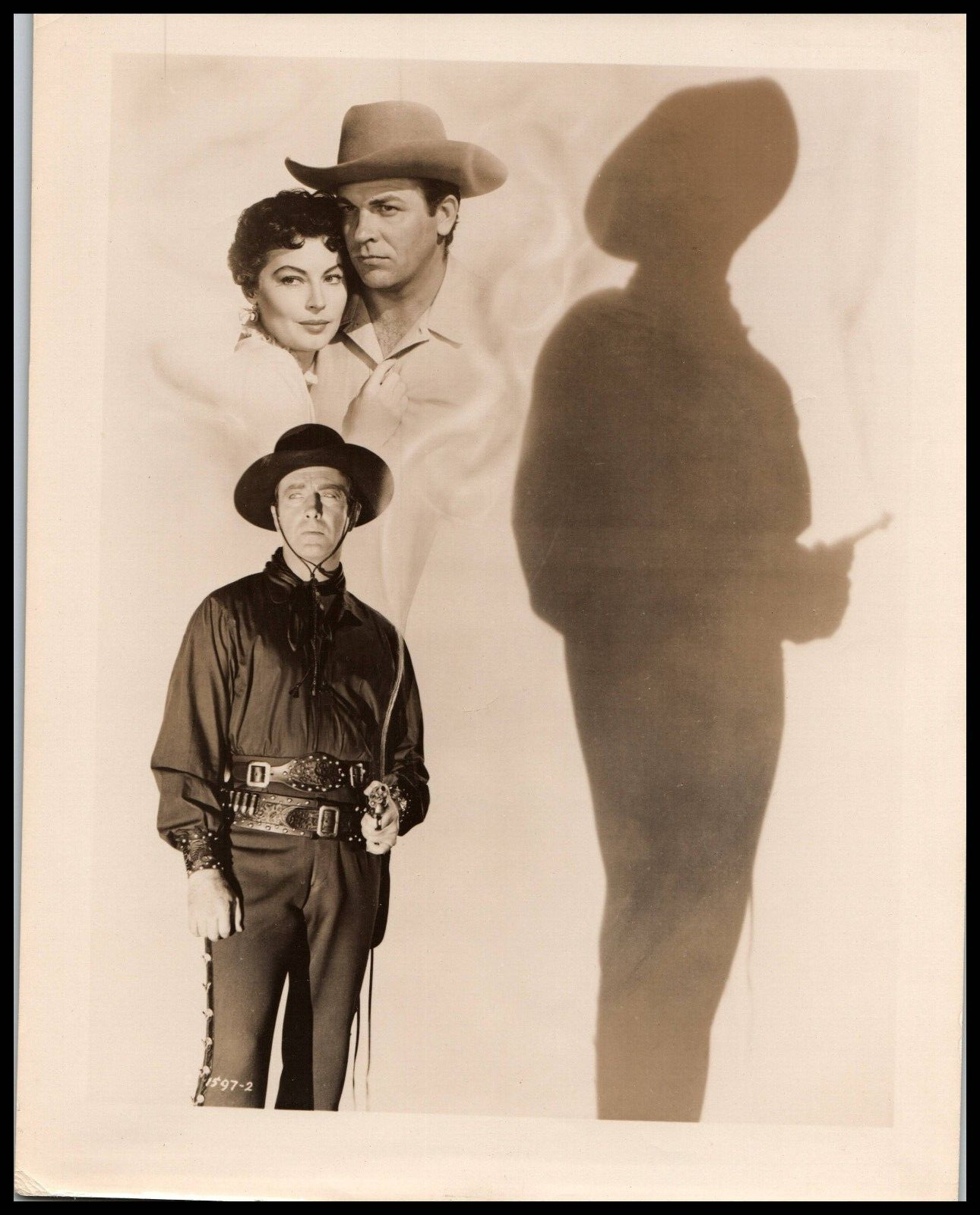 Ava Gardner + Robert Taylor in Ride, Vaquero (1953) ORIG PORTRAIT Photo 633