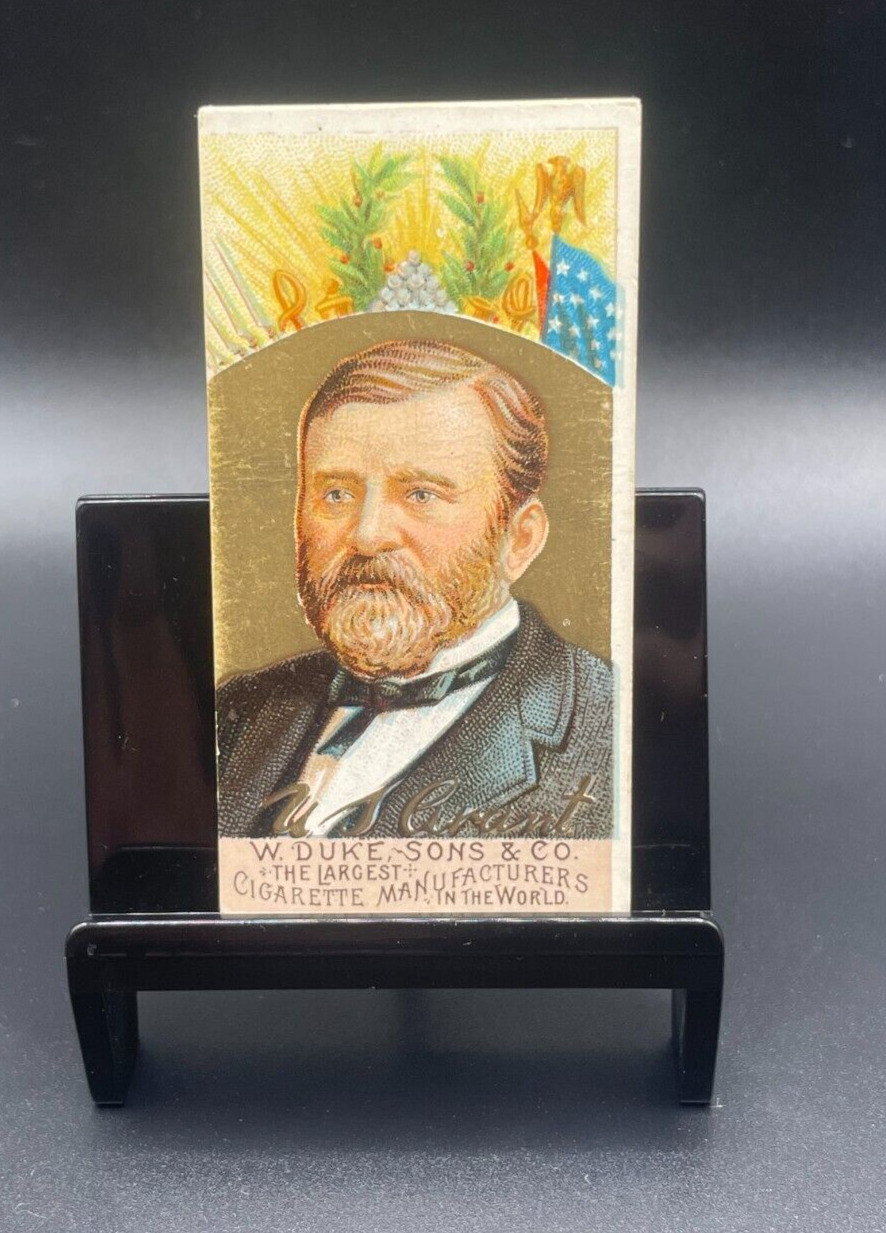 1888 Duke Sons & Co Great Americans Ulysses S Grant Card