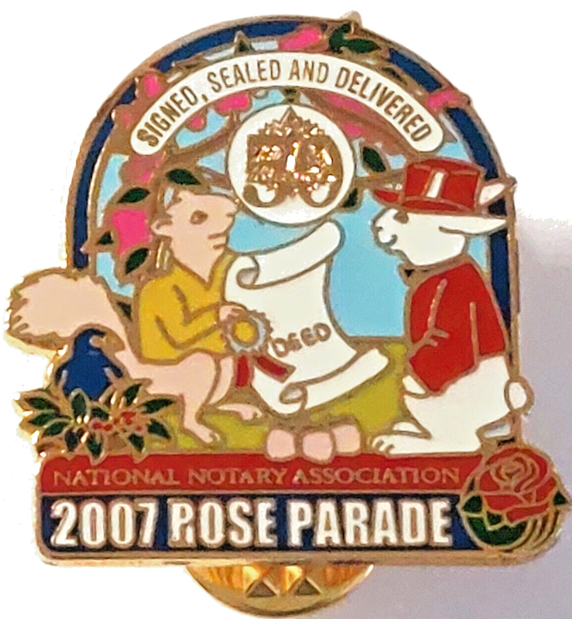 Rose Parade 2007 NATIONAL NOTARY ASSOCIATION Lapel Pin (062823)