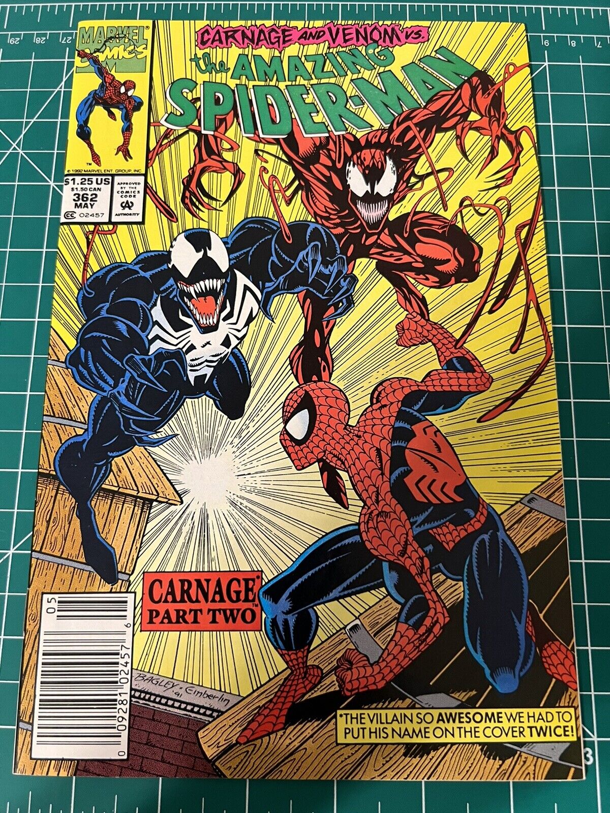 AMAZING SPIDER-MAN #362 Newsstand