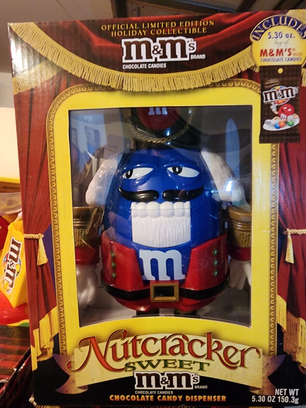 M&M’s Nutcracker Sweet RED BLUE MULTI COLORS NIB 