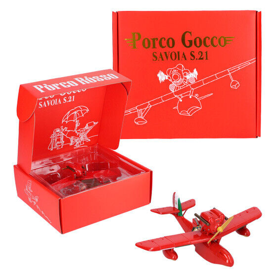 Porco Rosso 30th anniversary model Savoia S.21 Studio Ghibli glows & sounds