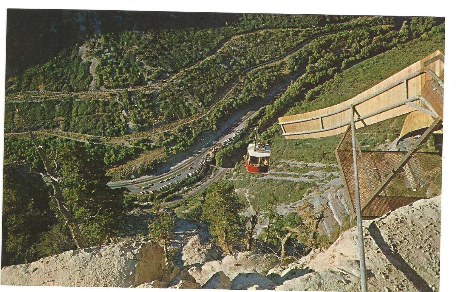 The Sky Ride, Bridal Veil Falls, Provo Canyon, Utah, c1960s Unused Postcard
