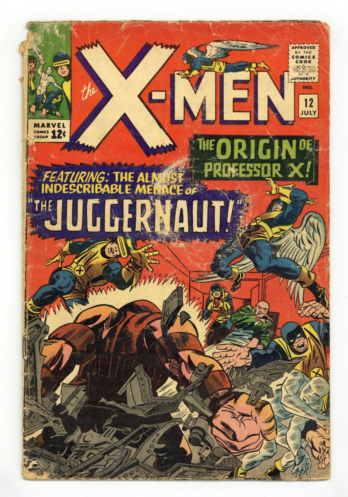 Uncanny X-Men #12 FR/GD 1.5 1965 1st app. Juggernaut
