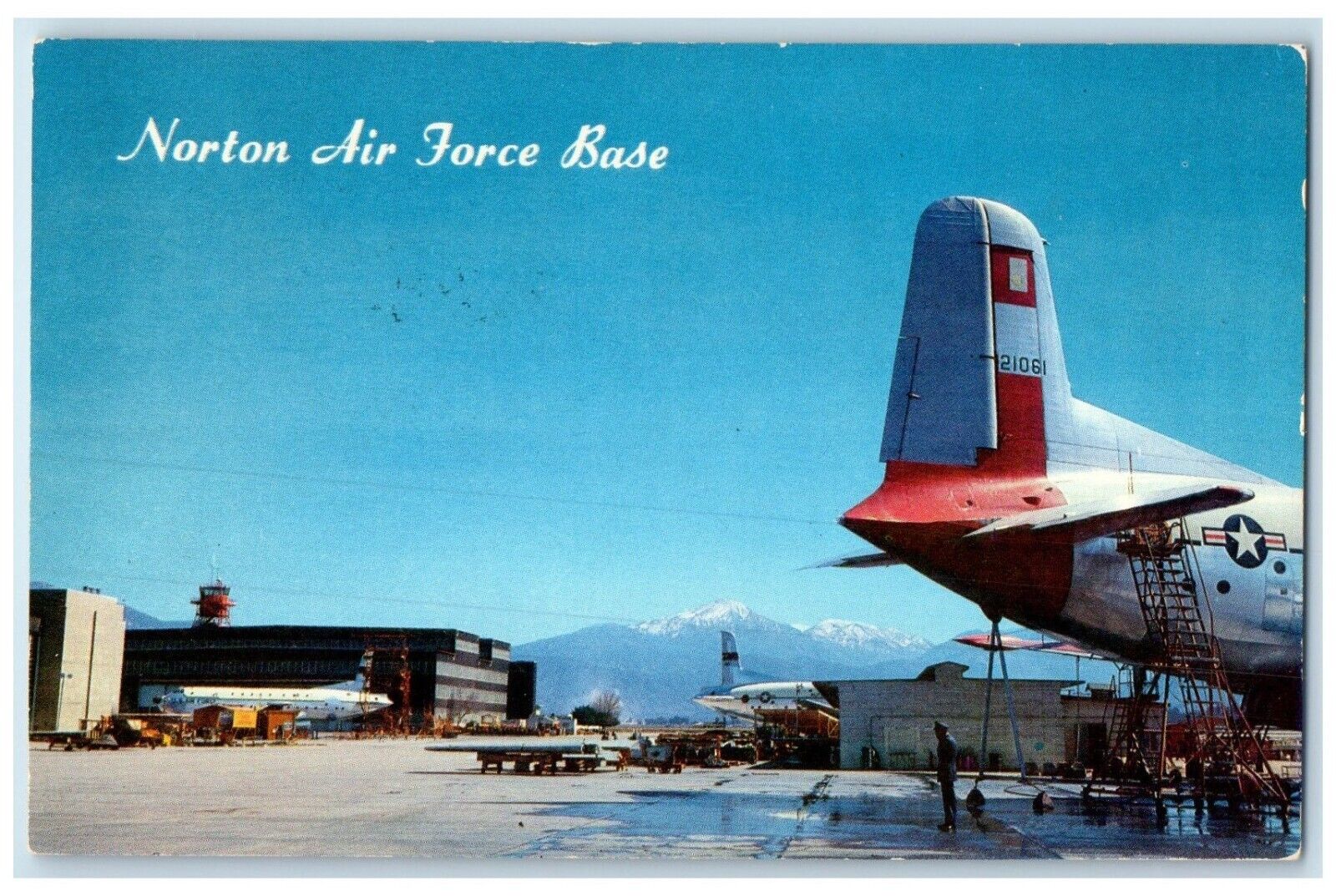1967 Norton Air Force Base San Bernardino San Diego California CA Postcard