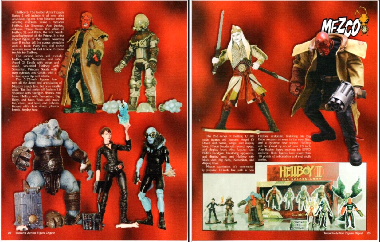Hellboy 2 The Golden Army Prince Nuada Action Figures - 2008 Toys 2 PG PRINT AD