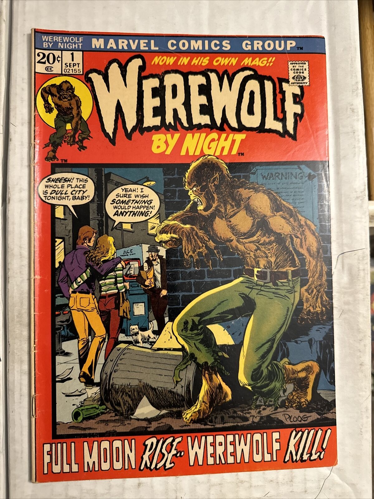 Werewolf By Night (1972) #1 FN  1st Solo Series Classic Ploog Cover