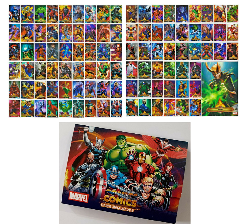 2019 Marvel Cards Full Set 116/116 + Box Spiderman Iron Man Hulk NO PEPSICARDS