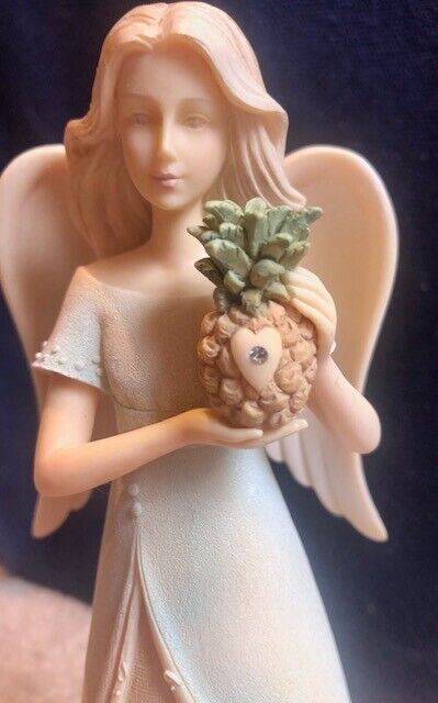 Angel of Hospitality Figurine - Foundations Pineapple Enesco 6006497 