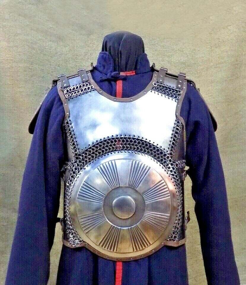 18GA Steel Early Medieval Ottoman Type Krug Armor Cuirass Medieval Breastplate 