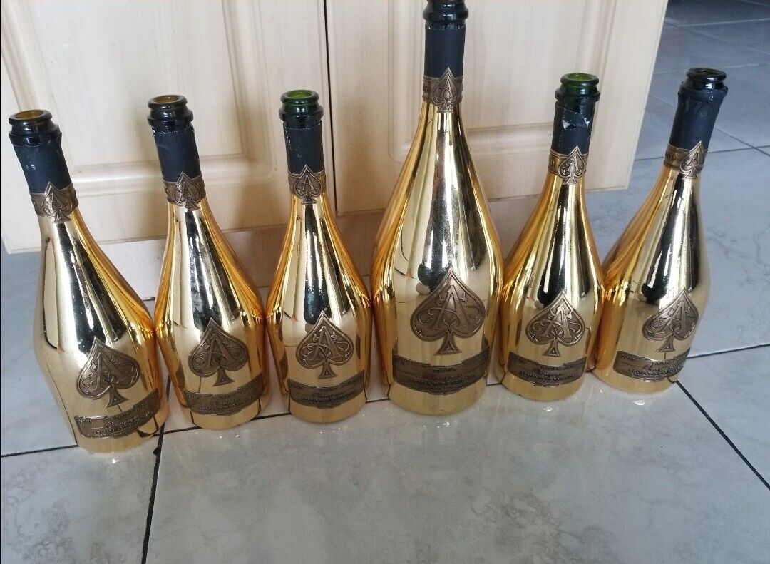  Armand De Brignac Ace of Spades GOLD: EMPTY Champagne Bottle 750 ml