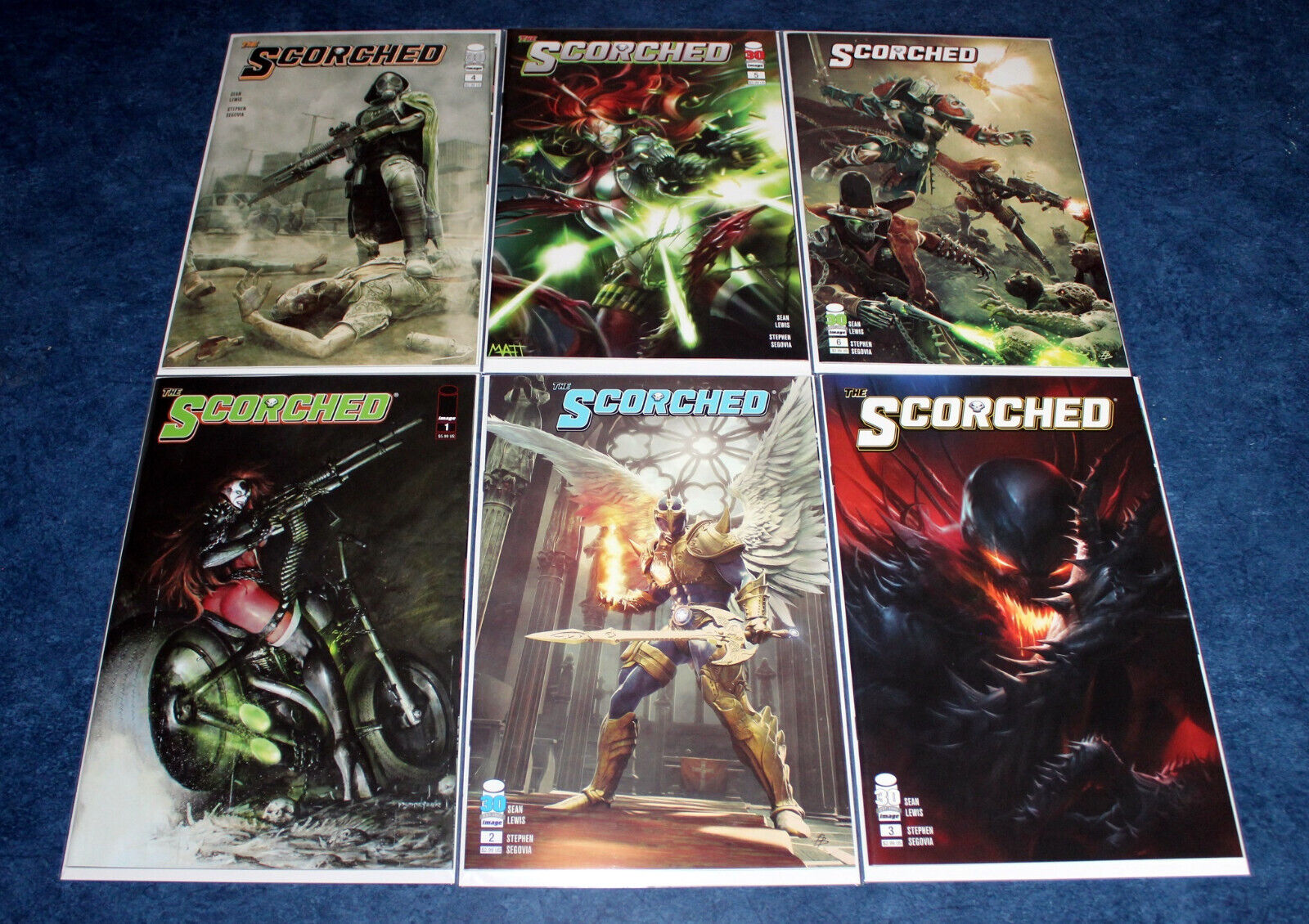 SPAWN the SCORCHED #1 2 3 4 5 6 1st print A set iMAGE ToDD McFARLANE 2021 NM