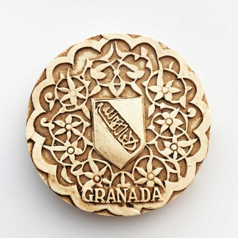 Spain Granada Nasrid Dynasty Tourism Travel Gift Souvenir 3D Resin Fridge Magnet