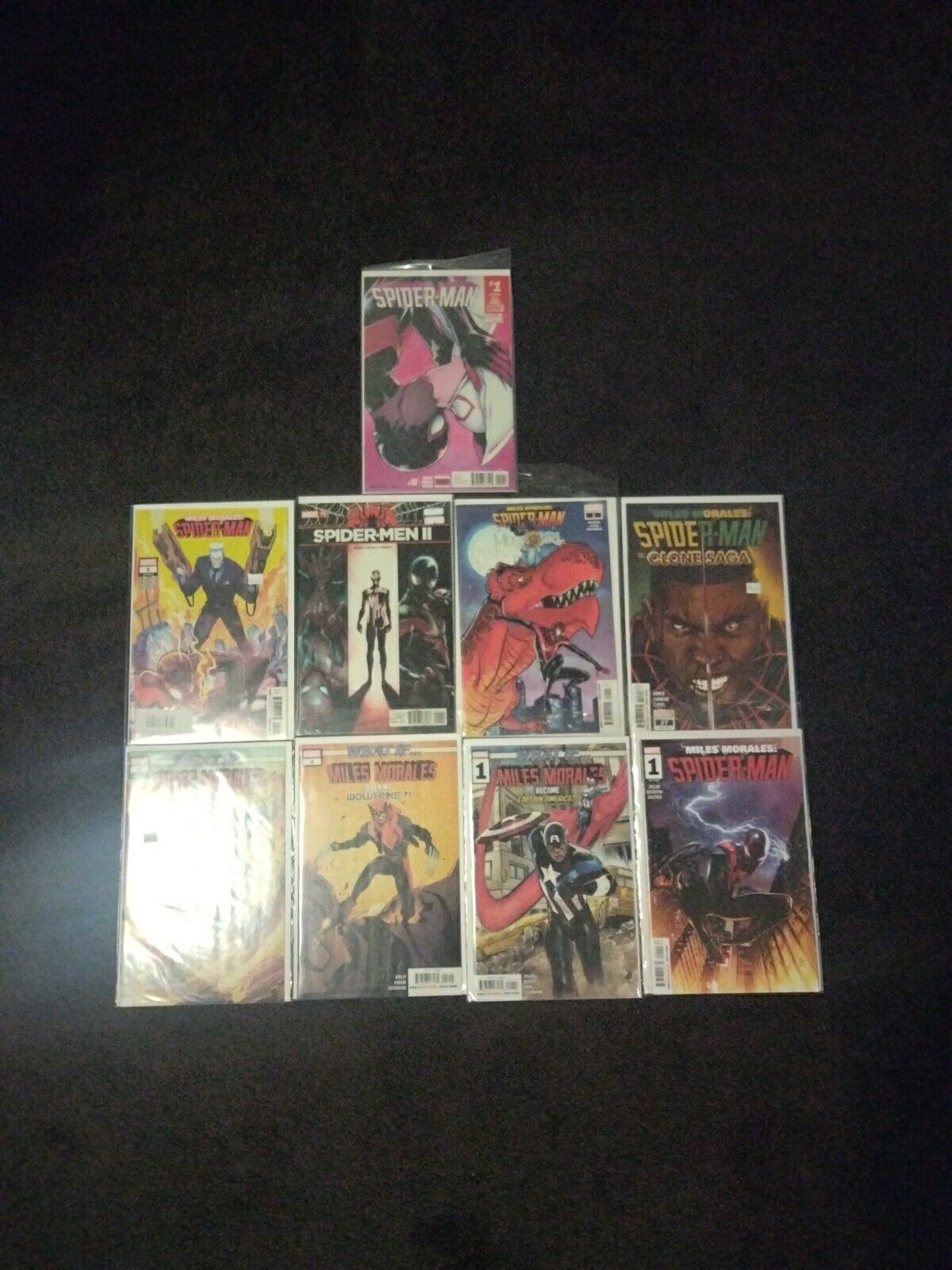 Lot Of 9 Amazing Miles Morales Spiderman Comics In Mint Condition 🗝️🗝️🗝️...