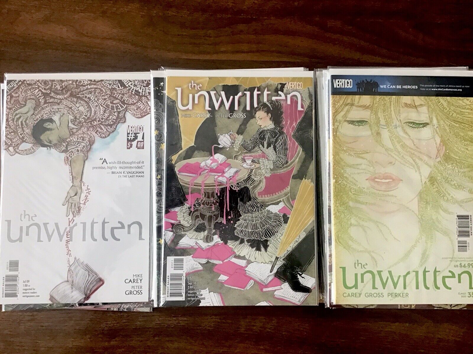 THE UNWRITTEN #1 - 54 (Includes #31.5 - 35.5) 59 ISSUES Beautiful NM Full Run