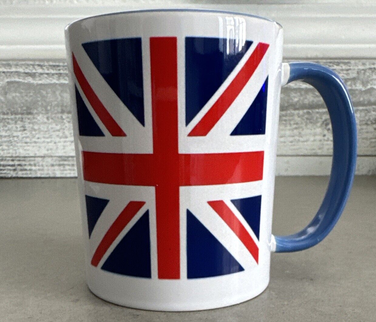 British Union Jack Flag Vintage Coffee Mug 