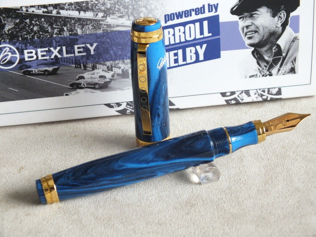 Bexley Carroll Shelby Limited Edition 27 Cobra Ebonite 14K Fountain Pen
