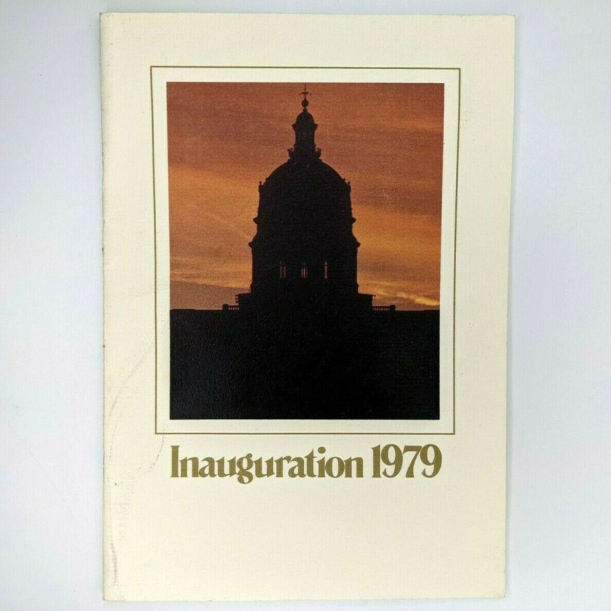 1979 State of Iowa Inauguration Inaugural Program Terry Branstad Governor Vtg 3N