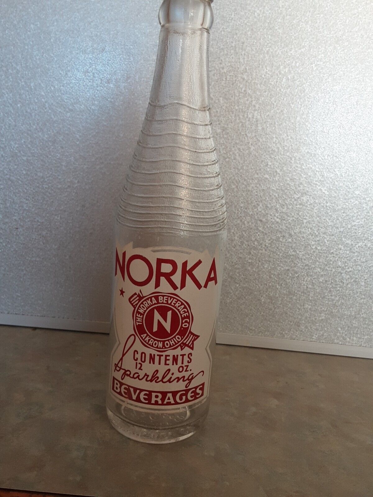 Vintage Norka 12oz. Soda Bottle-Used