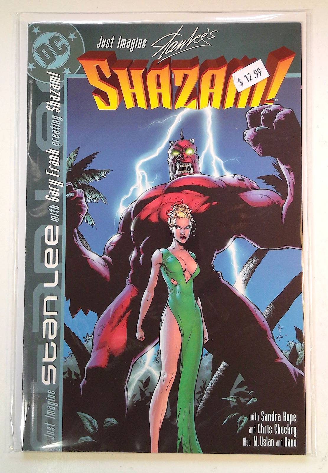 2002 Just Imagine Stan Lee With Gary Frank Creating Shazam #1 DC Comic Book