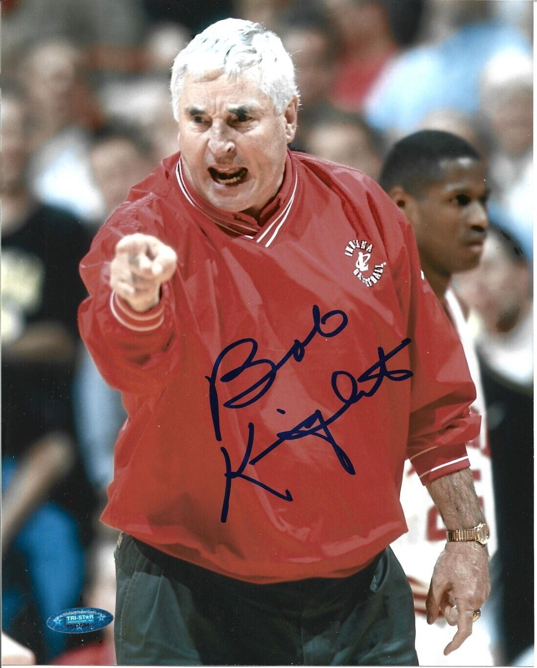 Bobby Knight-Indiana Hoosiers Autographed 8x10 Photo-TRISTAR AUTHENTIC