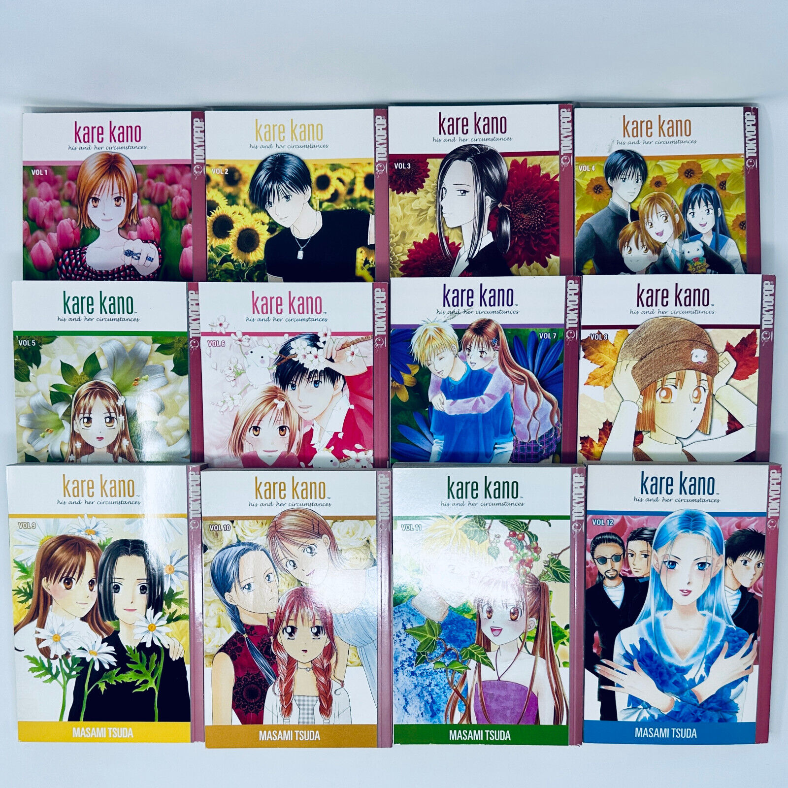 Kare Kano His and Her Circumstances Volume 1-12 Tokyopop 2003 First Printing
