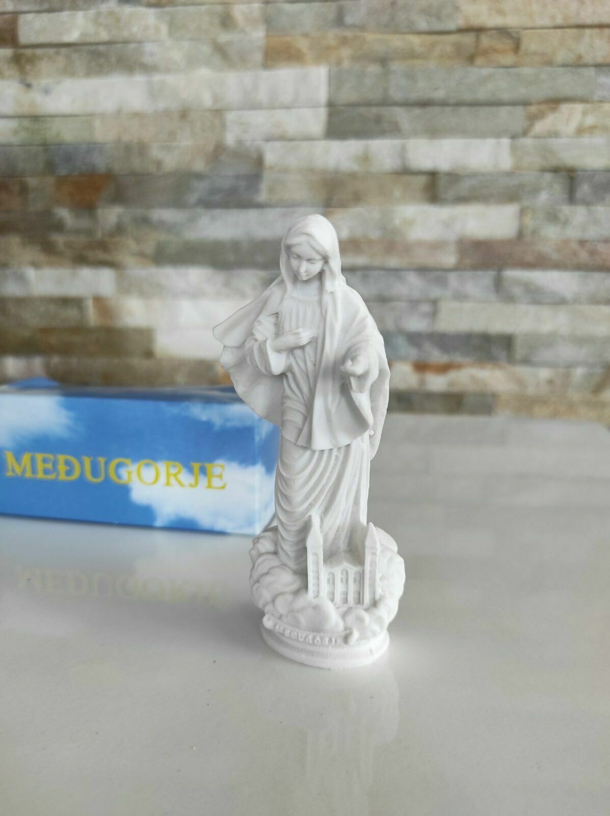 Virgin Mary Mother of JESUS Medjugorje Holy Our Lady Madonna Statue Sculpture