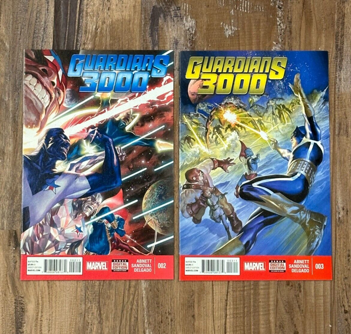 Guardians 3000 #2-#3 Comic Lot (Marvel Comics, 2014)