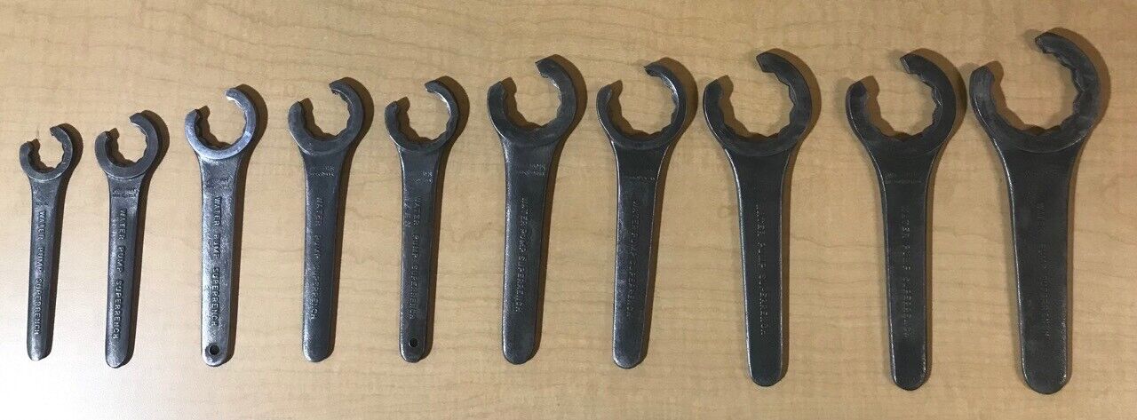 Williams Water Pump Super Wrench Set of 10