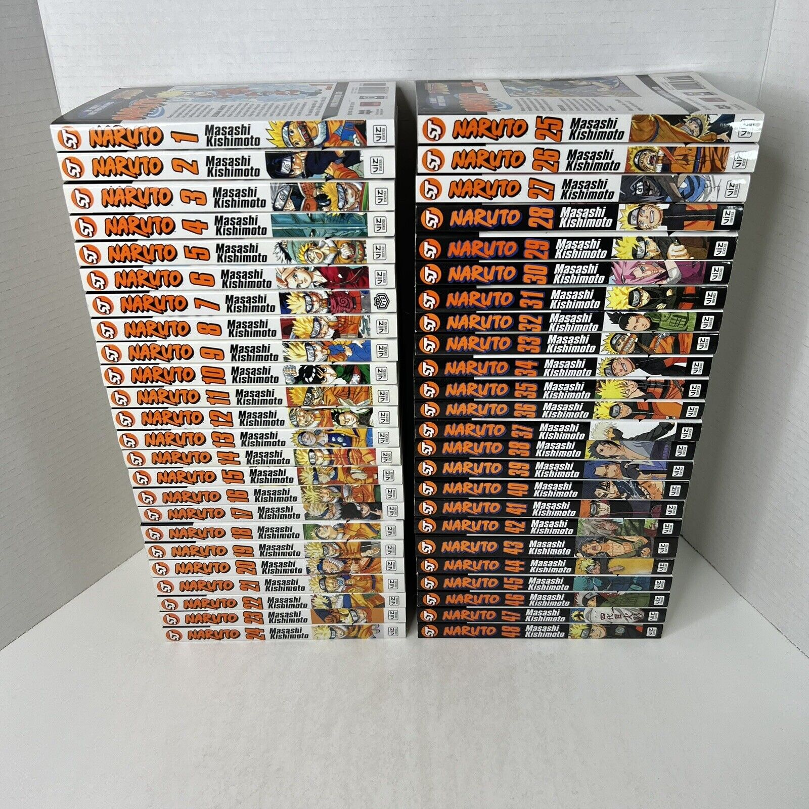 Naruto English Manga Paperback Volumes #1-48 Set Viz Media by Masashi Kishimoto