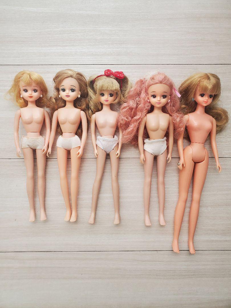 Rika-chan Doll Figure Jenny-chan Set Lot of 5 Bulk Barbie Vintage [E002
