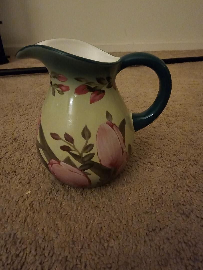 Beautiful Floral Pitcher