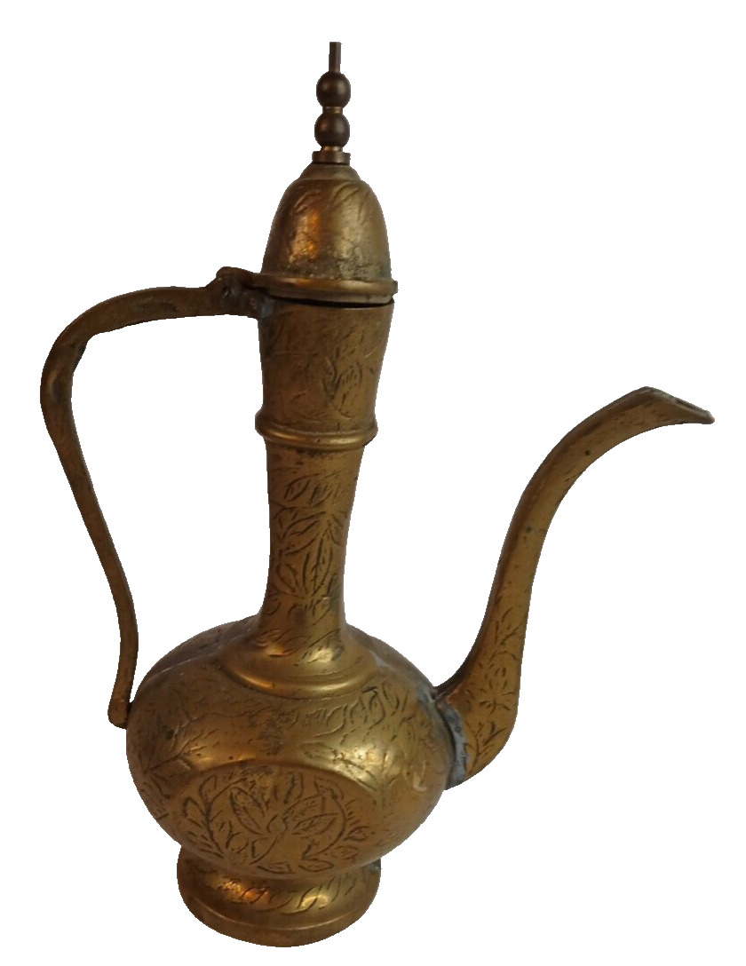 Vintage Brass Teapot  Approximately  6\