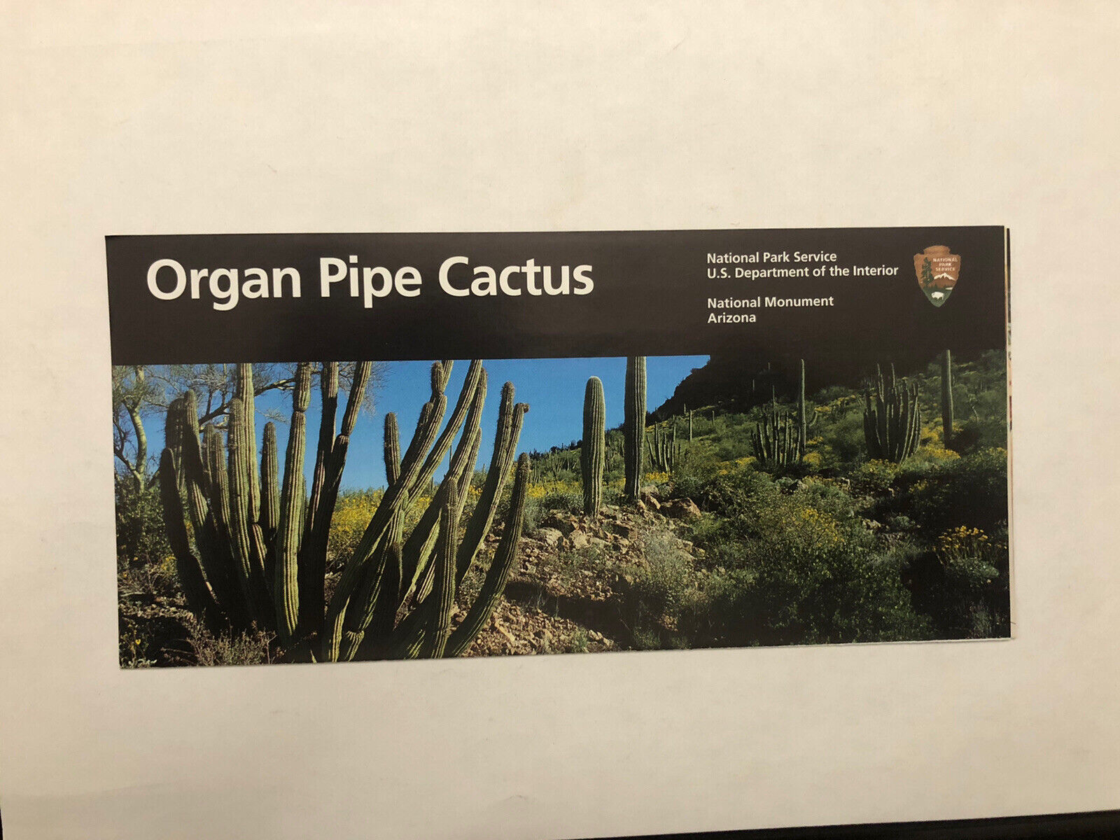 Organ Pipe Cactus National Monument Park Unigrid Brochure Map NPS NEWEST VERSION