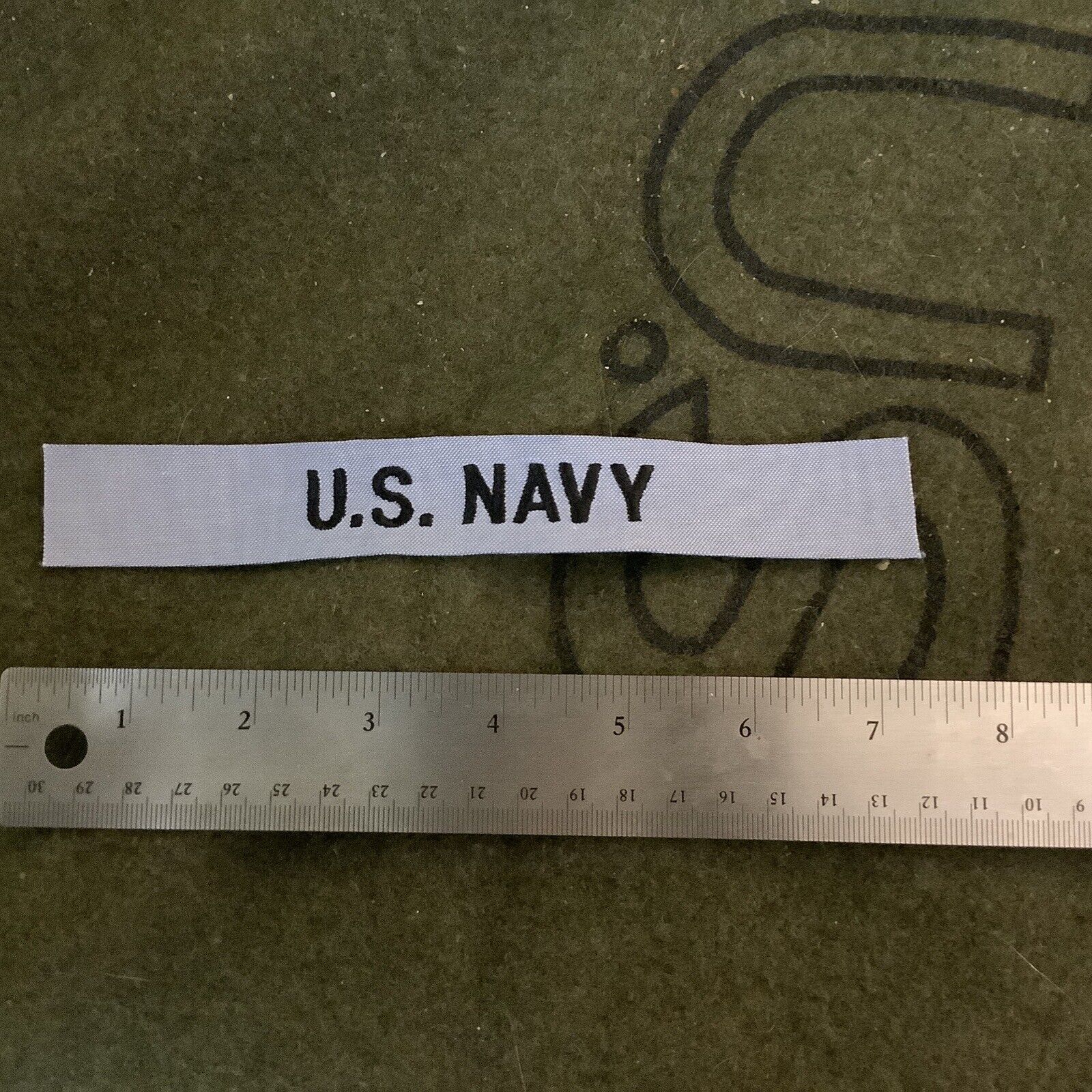 US Navy Name tag Patch ( Older Style 1960/70s)