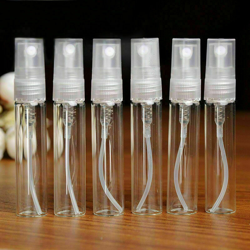 5pcs/Lot 5ml Glass Empty Refillable Pump Spray Bottle Perfume Travel  Prod