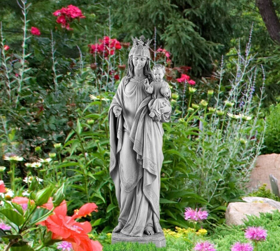 Standing Mary Queen of Heaven Statue for Churches or Sanctuaries 24 1/2 In