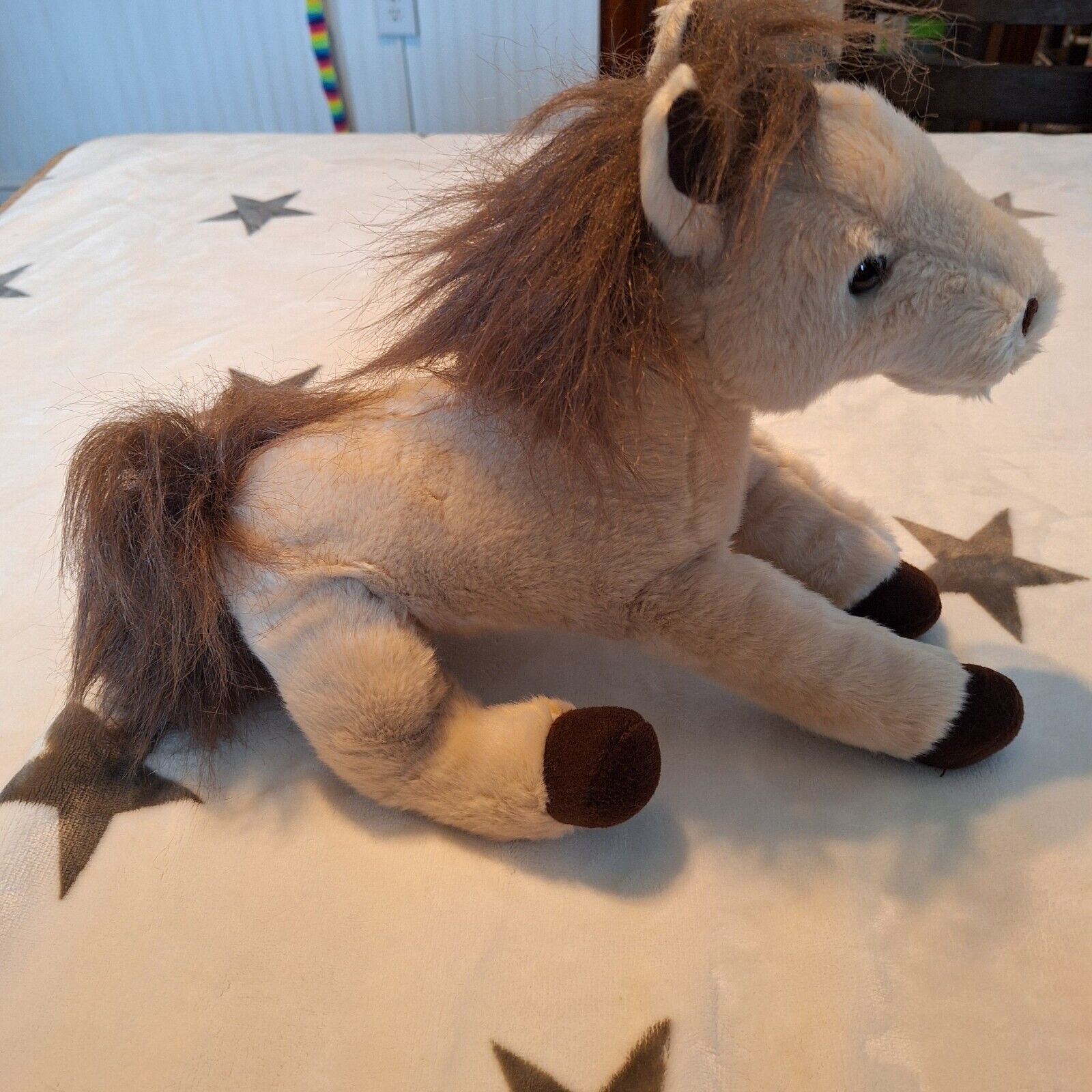 No Clothes Wells Fargo Pony HUNTER Legendary Horse 2018 Plush Stuffed Animal NWT