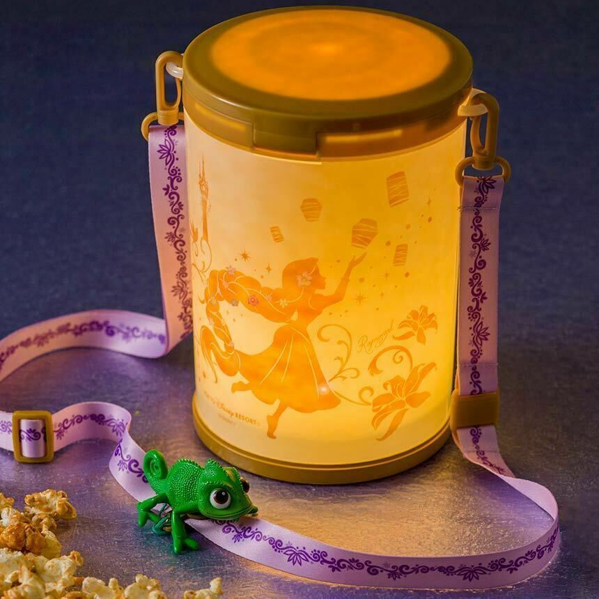 Japan Tokyo Disney  Popcorn Bucket Tangled Rapunzel Pascal Fantasy Springs 2024
