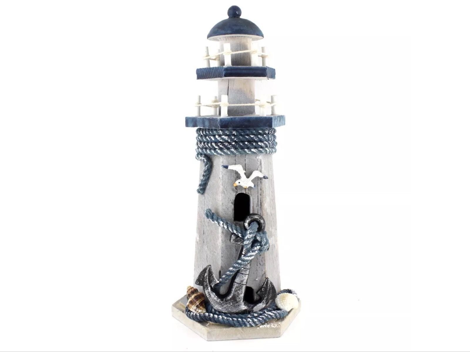 Anchor Wooden Lighthouse TableTop Decor Nautical Lighthouse Home Decor 10\