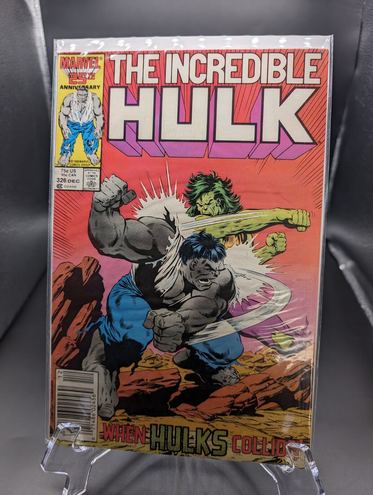 Incredible Hulk #326 🔑 Comic ✨ Battle of Green Hulk vs Gray Hulk