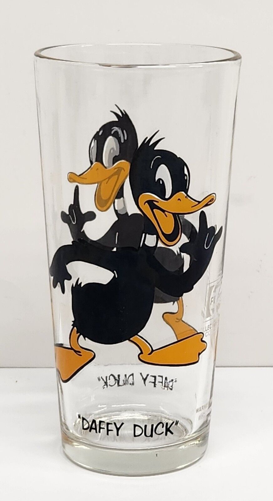 Daffy Duck Pepsi Collector Warner Bros. 1973 Looney Tunes Vintage Glass